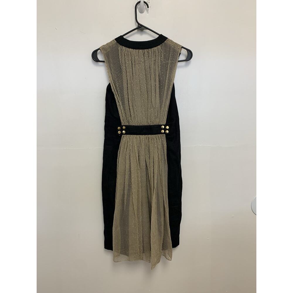 Lauren Moffatt Linen Silk Dress Size 0 - Picture 3 of 4